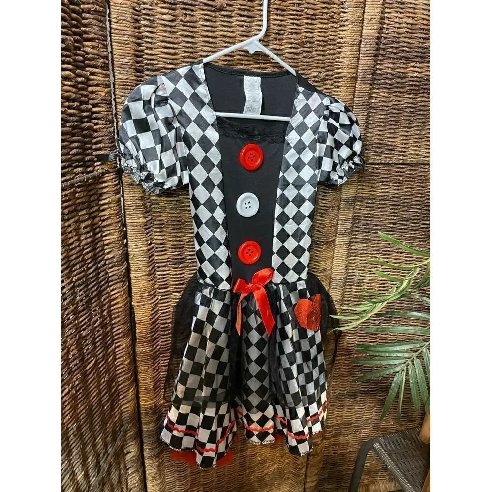 Queen of Hearts Girls Halloween Costume 10/12